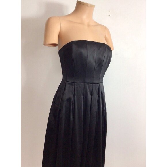 Calvin Klein Strapless Satin Dress Womens 2 - Picture 10 of 11